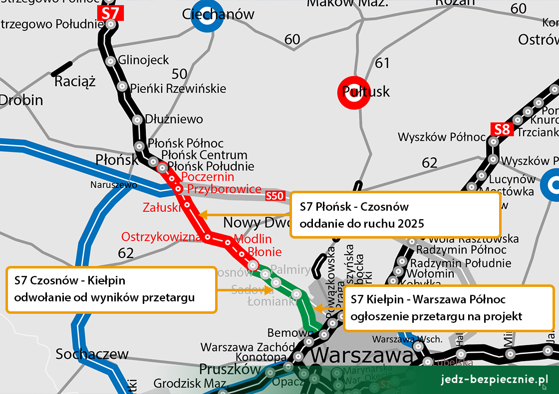 Polskie drogi – budowa S7 Płońsk - Warszawa Północ